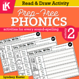Read & Draw | Prep-Free Phonics | Distance Learning