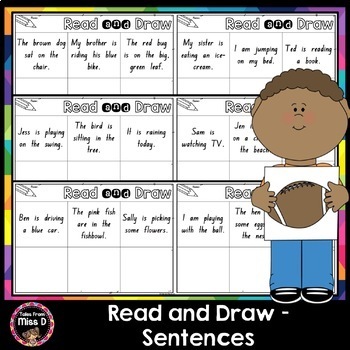Preview of Read & Draw - Sentences