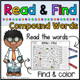 Compound Words Read & Find Hidden Picture Puzzles