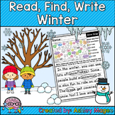 Read, Find, Write Winter - A writing center activity