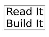 Read It Build It Pre-Primer Sight Words