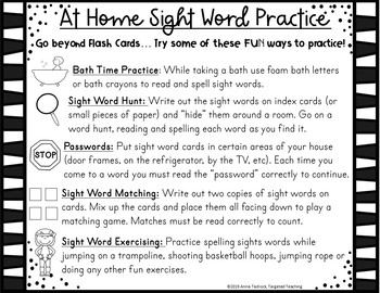 Read It!: Sight Word Kit with assessments, data sheets, flashcards ...
