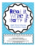 Read It, Stamp It, Write It Sight Word Game (FULL SET)