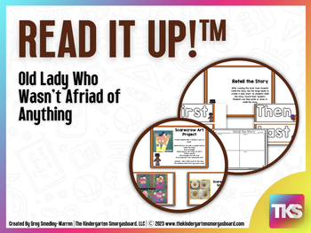 Preview of Read It Up! There Was An Old Lady Who Wasn't Afraid Of Anything