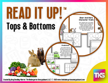 Read It Up Tops And Bottoms By Kindergarten Smorgasboard Tpt