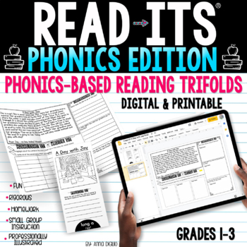 Preview of Read-Its® Trifolds PHONICS EDITION | Distance Learning