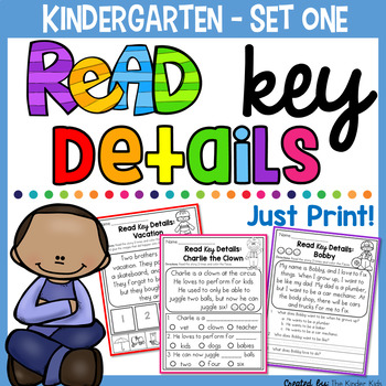 Reading Comprehension for Kindergarten to Second Grade (Read Key Details)