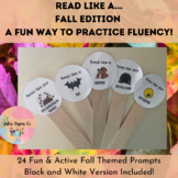 Read Like...Voice Fluency Activity Fall Edition, Fall Lite