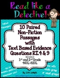 Read Like a Detective!{10 Paired Passages w/ Text-Based Ev