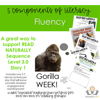 Preview of Read Naturally- Fluency Made Fun! Level 3.0 Story 1 Extensions