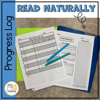 Preview of Read Naturally Log - Monitor & Track Fluency, Comprehension, and Reading Scores
