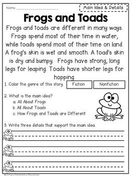 Read & Respond Close Reading Activities by Emily's Elementary Resources