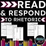 Read & Respond to Rhetoric | Nonfiction Text Structures Gr