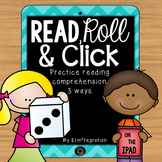 iPad QR Reading Response Dice Game for Centers:  Read, Rol