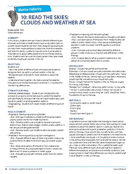 Preview of Read The Skies: Clouds and Weather at Sea