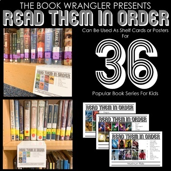Read Them In Order: Book Series Guides by TheBookWrangler | TPT