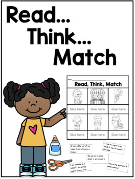 Preview of Read, Think, Match Printables