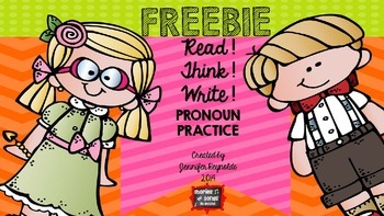 Preview of Read! Think! Solve! Write! Riddle FREEBIE