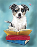 Read To Me! Puppy Loves Books Posters