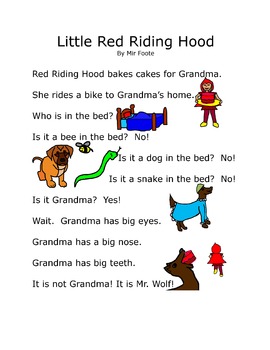 Preview of Read Together: Little Red Riding Hood