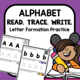 Read Trace Write Alphabet Letter Formation ABC Activities