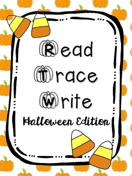 Halloween Handwriting Book - Candy Corn Alphabet Letter Writing