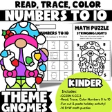 Read, Trace, Write Numbers to 10 Math Activities - Holiday