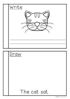 Read, Trace and Write Booklets - CVC Short a Vowel Sounds Readers