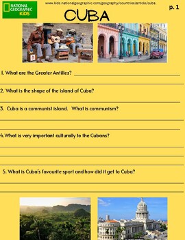 Preview of Read & Travel:  Cuba