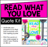 Read What You Love - Quote Kit