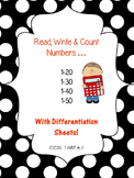 Read, Write, & Count Numbers to 50