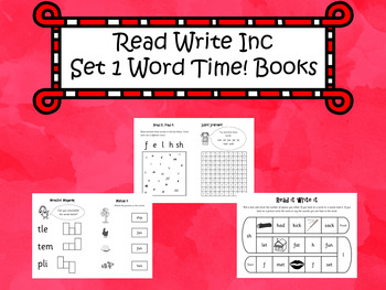 Preview of Read Write Inc Set 1 Word Time Books