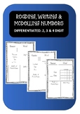 Read Write Model Numbers - Differentiated 2, 3 & 4 digit mats