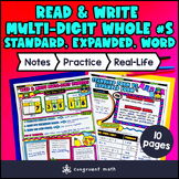 Read & Write Numbers in Standard Form Expanded Form Word G