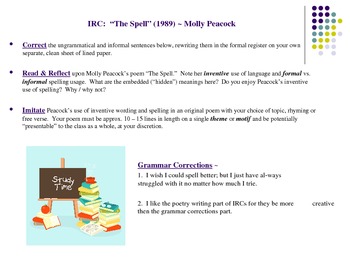 Preview of Read & Write Poetry: Common Core Grammar/Theme Activity Pack!