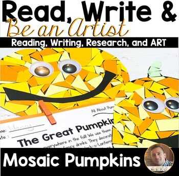 Preview of Read, Write, and BE AN ARTIST: All About Pumpkins