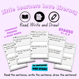 Read Write & Draw Sentences Stages 4+ to 6 Little Learners