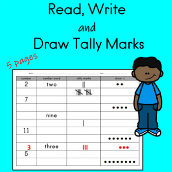 tally marks worksheets for grade 4