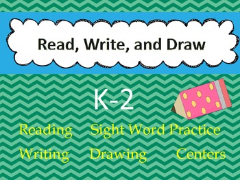 Preview of Read, Write, and Draw Worksheets(K-2)