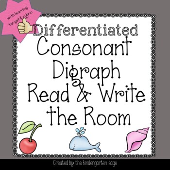 Preview of Read & Write the Room:  Consonant Digraphs