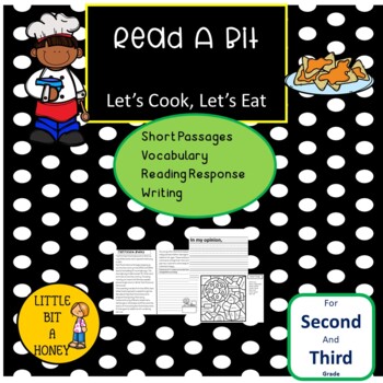 Preview of Read a Bit   Let's Cook, Let's Eat  Grades 2-3