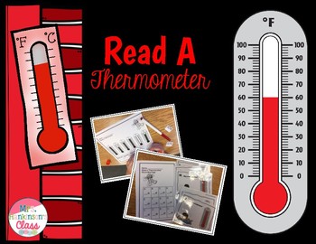 Thermometer Stamp Teacher Resource Education Maths Measurement Home School 
