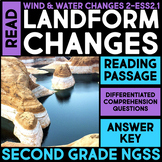 READ Weathering & Erosion Landform Changes Reading Passage