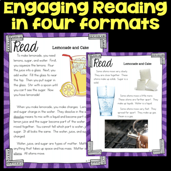 read about reversible and irreversible changes second grade science