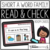 Read and Check {Short A} BOOM Cards Distance Learning