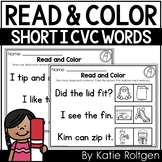 Read and Color {Decodable Short I CVC Word Sentences}