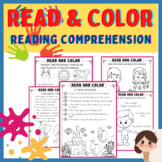 Read and Color / I can read and comprehend simple sentences
