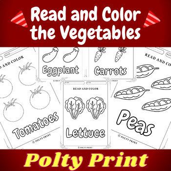 Preview of First day of Summer Coloring Page, Color the Vegetables