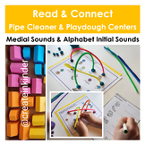 Read and Connect Playdough & Pipe Cleaners Centers Medial 
