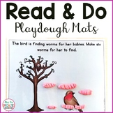 Reading Comprehension Play Dough Mats- Functional Reading 